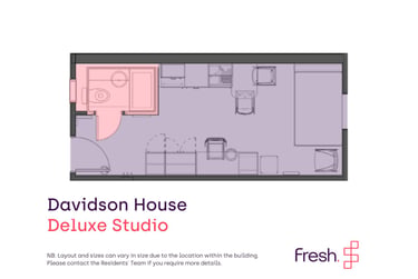 Deluxe Studio at Davidson House, 3-5 Penrhyn Road, Surbiton, Kingston, KT12BT - Image 1